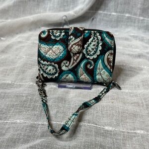 Marie by GiftCraft Co. Marie Osmond Stylish Paisley Wallet Wristlet Compact GUC